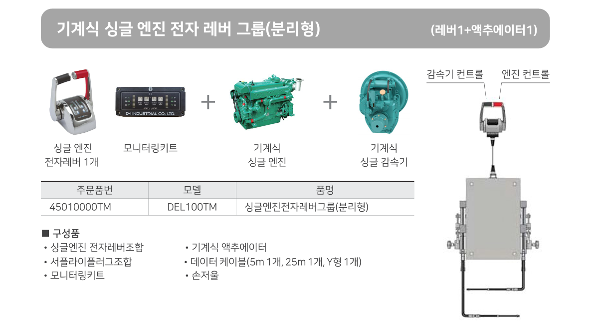 기계식 싱글 분리형